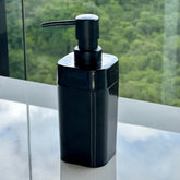 Porta Sabonete Liquido Splash Preto 290ml - Ela Decora